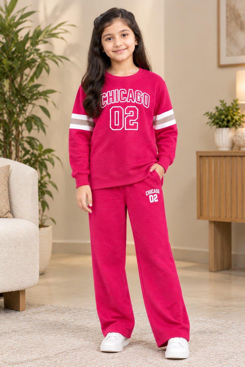 BT PINK CO ORD SET GIRLS