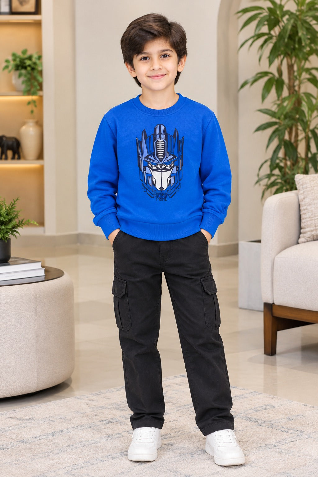 MINNIE MINORS BLUE SWEAT SHIRT