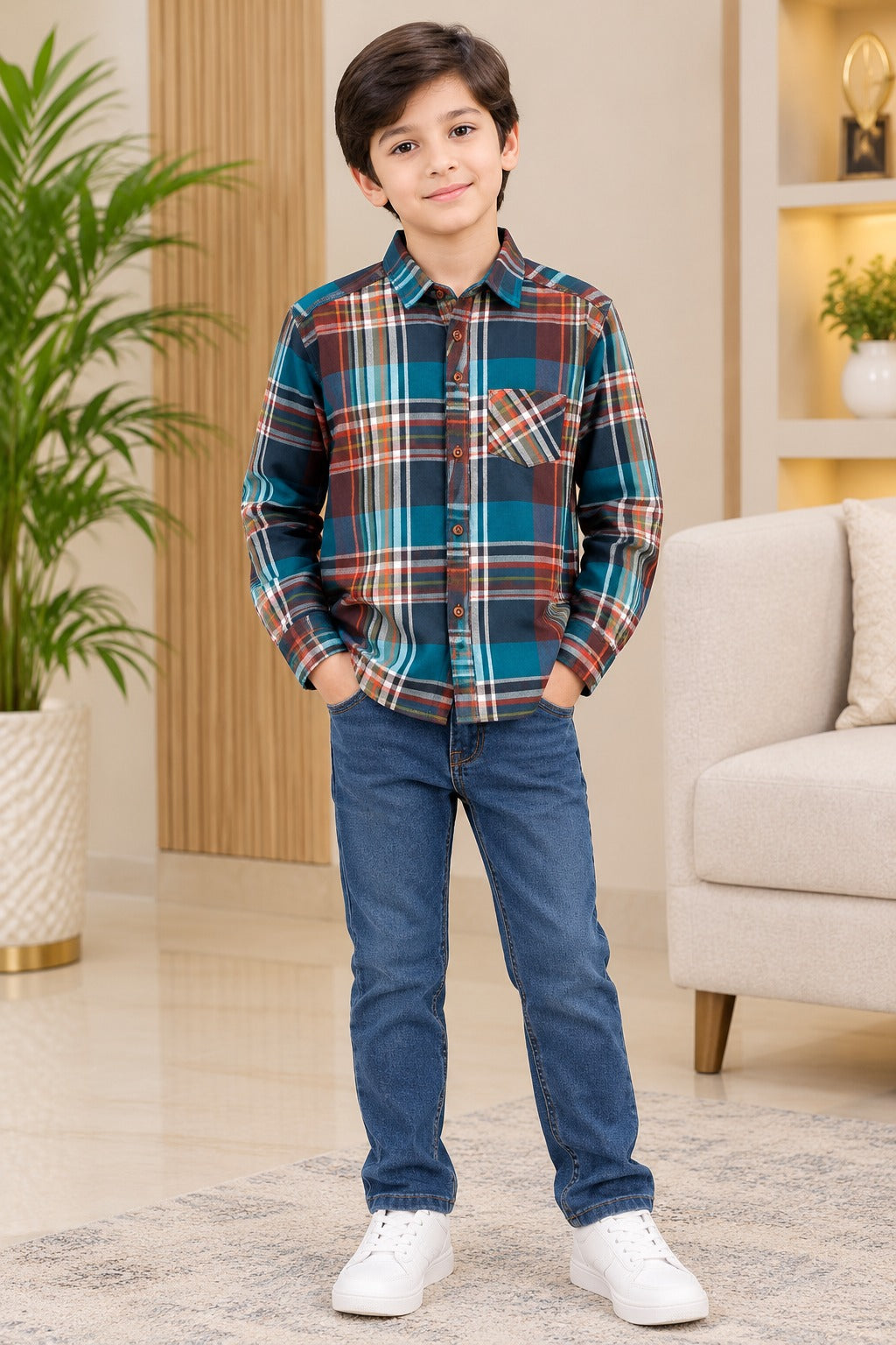 LM CHECK CASUAL SHIRT