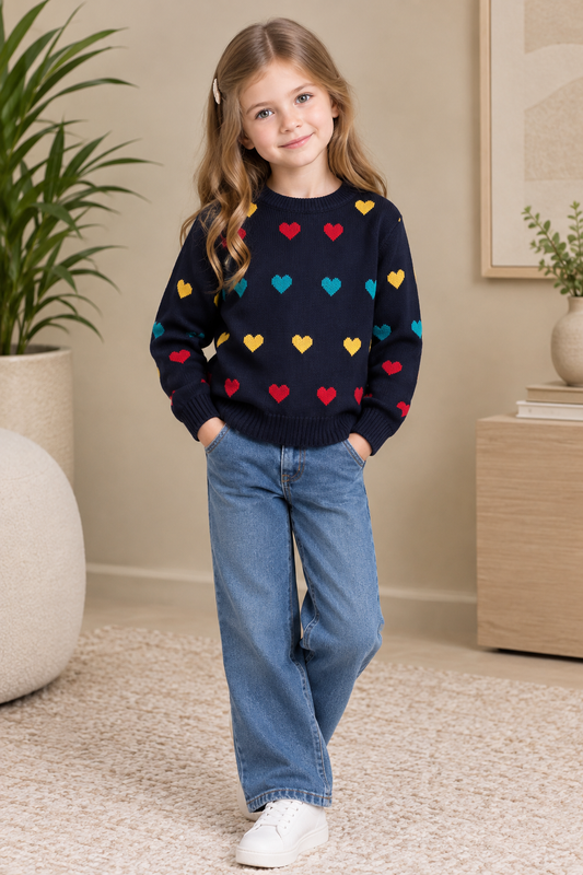 MINNIE MINORS GIRLS SWEATER