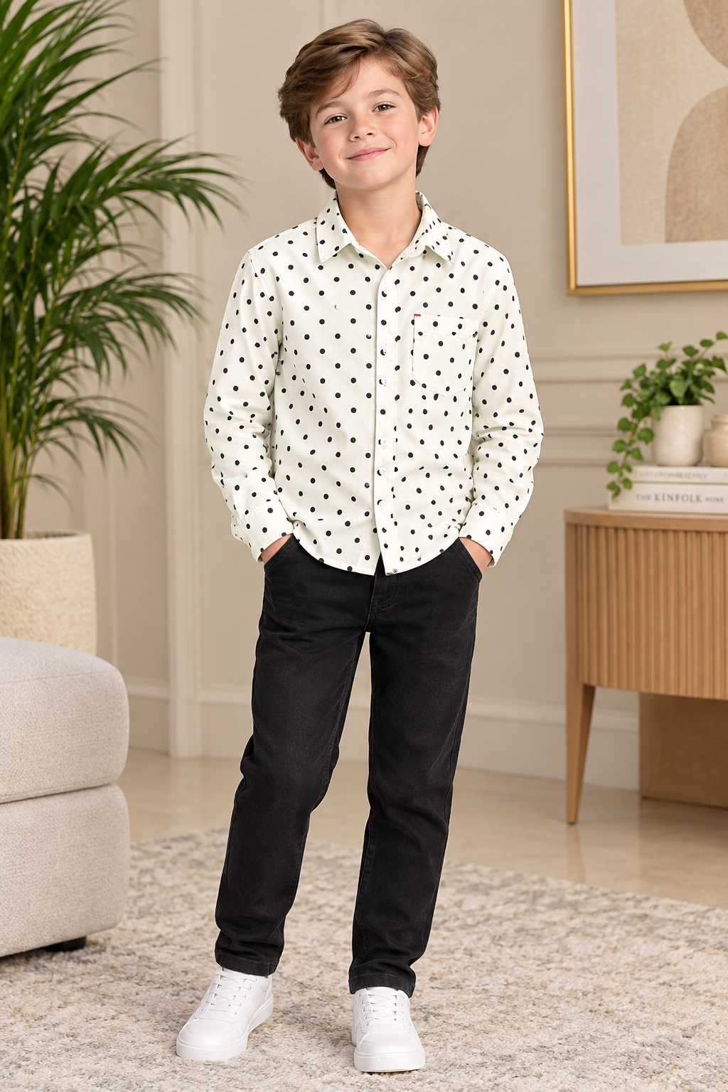 LITTLE MASTER SINGLE CASUAL SHIRT - Nayah