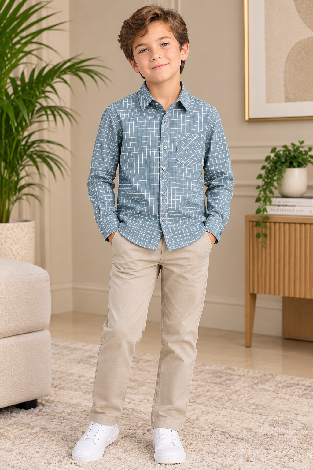 charkah check casual shirt - Nayah