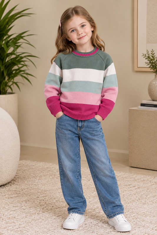 MINNIE MINORS GIRLS SWEATER