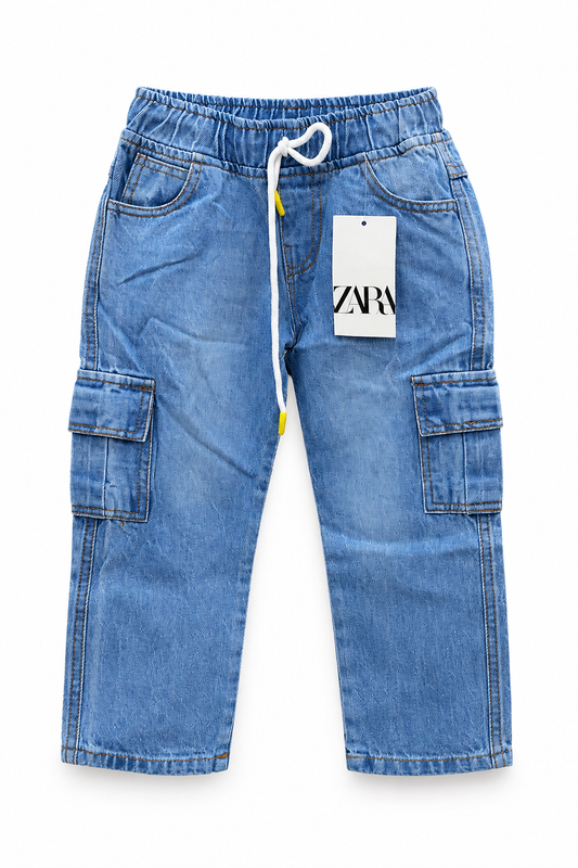 ZARA STRAIGHT SIX POCKET JEANS