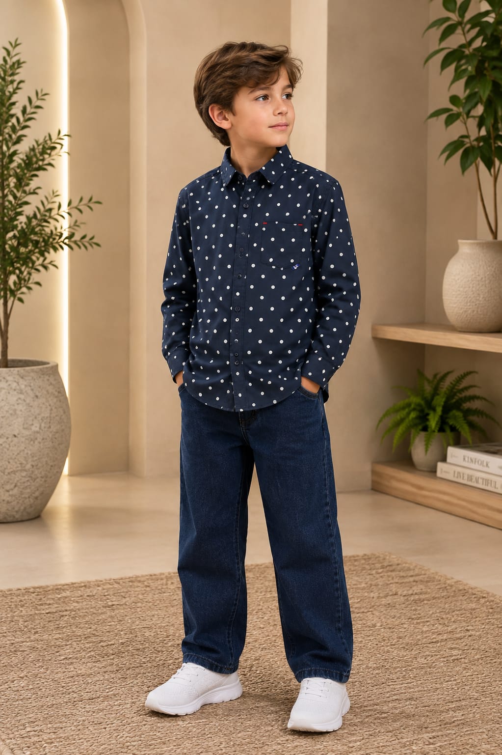 LITTLE MASTER BOYS SINGLE CASUAL SHIRT