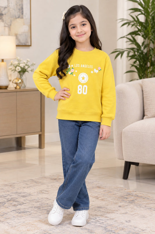 BT YELLOW SWEAT SHIRT